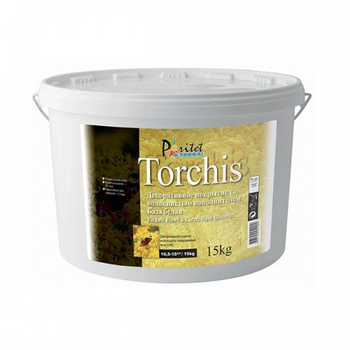 Декоративная рельефная штукатурка TORCHIS 15kg (База готовая),