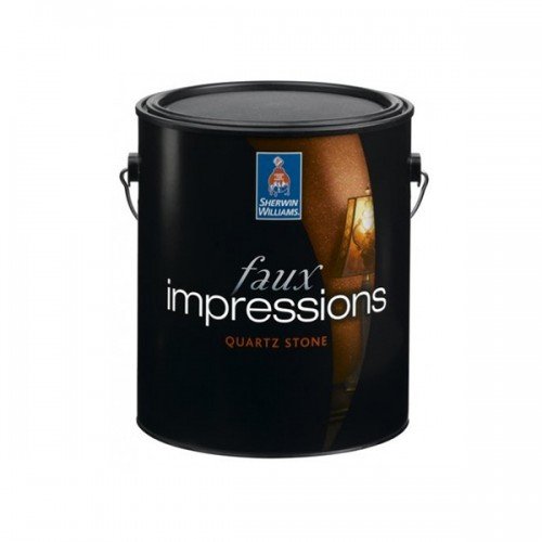 Декоративная краска интерьерная SW FAUX IMPRESSIONS QuartzStoneGold 3,78л/с эффектом кварцевого каменя на в/о (Золото)