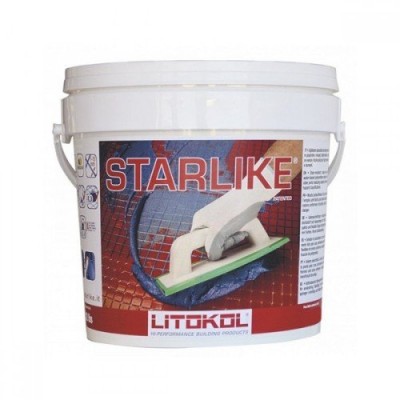 Затирочная смесь LITOCHROM Starlike C.350 CRISTAL  2,5 кг. (bucket)