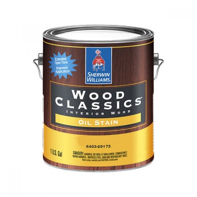 Пропитка SW WoodClassics InteriorOilStainClassicCherry/на масляной основе для внут. работ по дереву, классическая вишня (3,78 л)