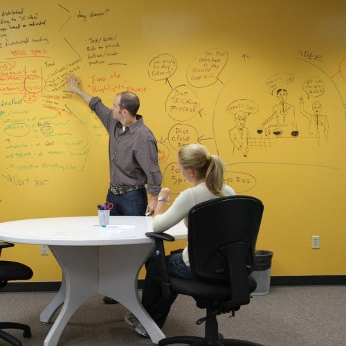 Покрытие SW Dry Erase Clear Gloss Coating/Двухкомпонентное водно-полиуретановое прозрачное покрытие с эффектом маркерной доски / 3,78л./KB65C2000-35