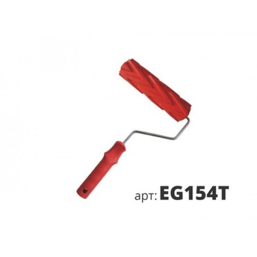 Декоративный жесткий резиновый валик ЗИГЗАГ EG154T