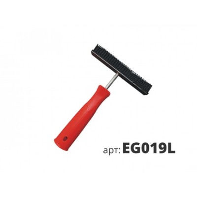 Скребок на ручке пластиковая колючка EG019L