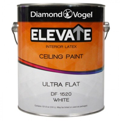Краска DV Elevate Interior Latex Flat Ceiling Paint/Интерьерная Матовая для потолков на винил-акриловой основа износостойкая (Белая) /3.7л./DF-1520