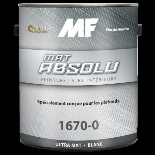 Краска МФ/MF Абсолют Мат 1670 /Absolute Flat 1670 Матовая латексная самогрунтующаяся краска для внутренних   работ. (База Р)/ 3,78 л.