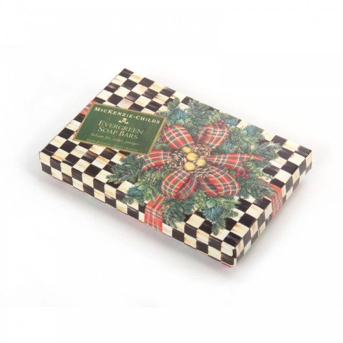НАБОР ПОДАРОЧНЫЙ НОВОГОДНИЙ МЫЛО 3 ШТ. «SHEA BUTTER/OLIVE» EVERGREEN (56,7grams) 32400-0030