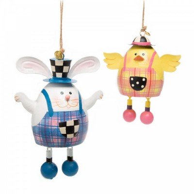 НАБОР ДЕКОРАТИВНЫХ ФИГУР 2 ШТ. EASTER DUO ORNAMENTS 35516-1140
