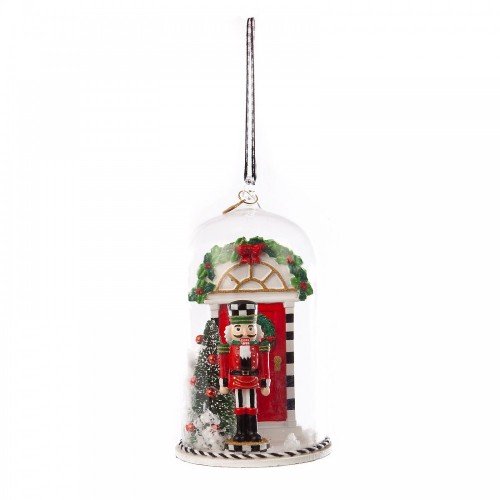 ЕЛОЧНАЯ ИГРУШКА HAPPY HOLIDAYS NUTCRACKER CLOCHE 53913-1575