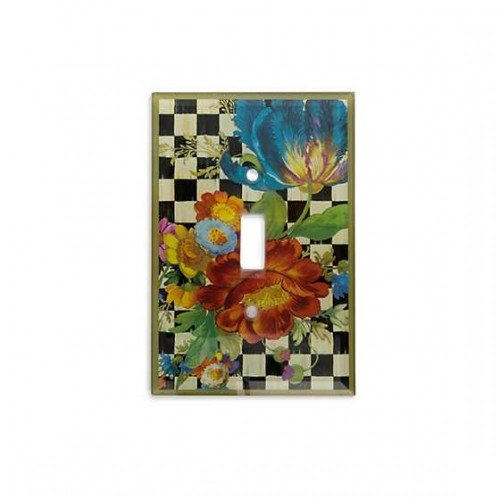 Накладка для переключателя Courtly Flower Market Switch Plate (13,4х8,9х1см) 82104-142