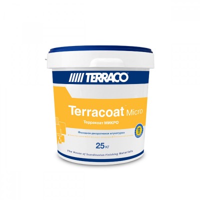 Декор.покрытие/Террако - Терракоат Микро (25 кг) Коллер ТК-348 рельефное штукатурное покрытие для наружных работ код 81000002085