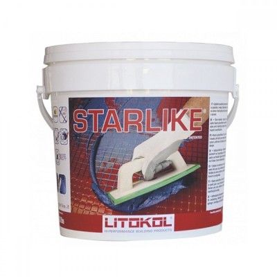 Затирочная смесь LITOCHROM Starlike C.310 TITANIO  5 кг. (bucket)