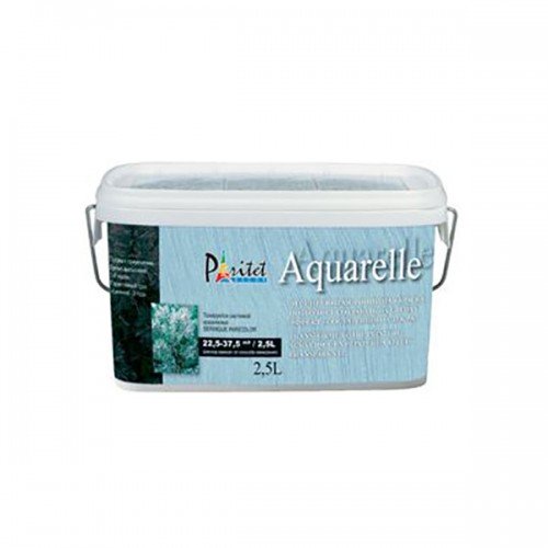 Декоративная фактурная краска AQUARELLE 2.5 л (лессирующее покрытие с эффектом акварели)