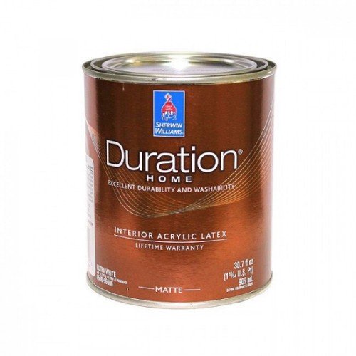 Краска SW DURATION HomeInteriorMatte DeepBase/Интерьерная Латексная Матовая на водной основе тиксотропная, Глубокая, Белая (0,95л.)