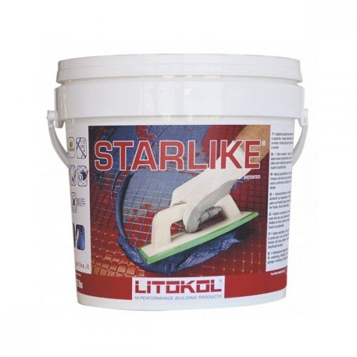Затирочная смесь LITOCHROM Starlike C.320 GRIGIO SETA  2,5 кг. (bucket)